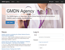 Tablet Screenshot of gmdnagency.org